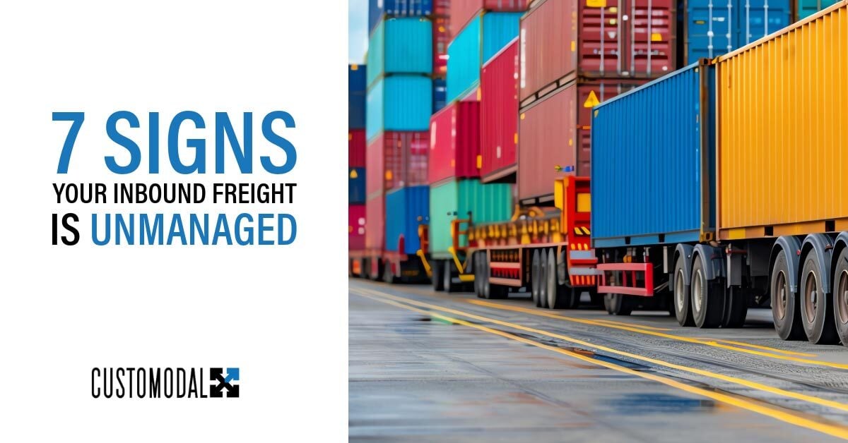signs inbound freight is unmanaged