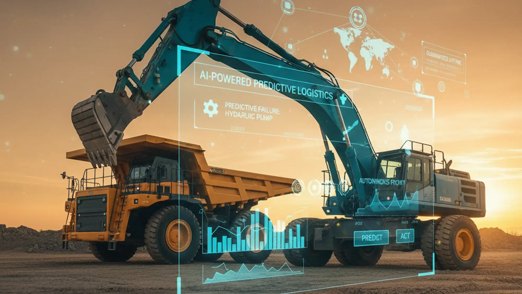 Guaranteeing Heavy Machinery Uptime with AI & Predictive Logistics