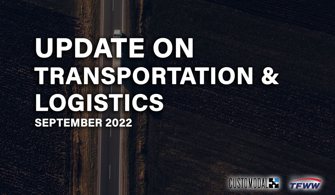 An Update on Transportation and Logistics