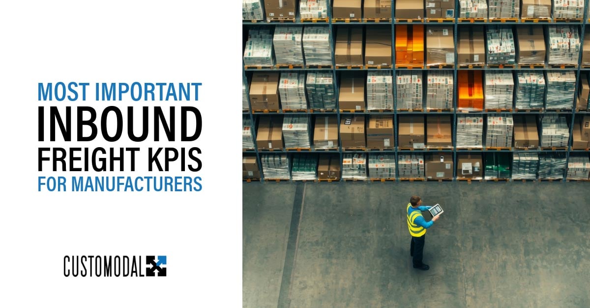 important inbound freight kpis for manufacturers